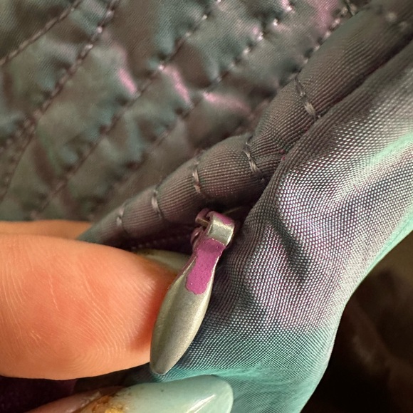 2 Purple Blue Shimmer  19x20 Floral Leaf Pillowcase - Picture 7 of 7